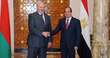 رئيس بيلاروسيا يهنئ الرئيس السيسى بفوزه بفترة رئاسية ثانية