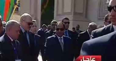 السيسي: التعاون بين مصر وبيلاروسيا شهد تقدما كبيرا خلال الفترة الماضية