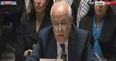 السفير الفسلطينى بالأمم المتحدة: قرار وقف الاستيطان ضرورى من أجل السلام