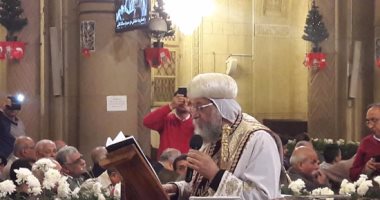 البابا تواضروس يترأس صلاة عيد الغطاس بالإسكندرية