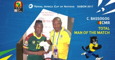 باسوجو الكاميرونى أفضل لاعب فى مواجهة غينيا بيساو بأمم أفريقيا 