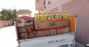 التحفظ على عبوات زيت طعام مجهولة المصدر داخل مخزن فى الإسكندرية
