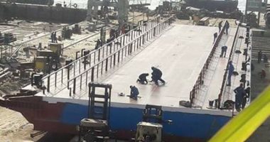 بالصور ..الحوض العام بالسويس يستقبل أول سفينة بعد توقف 7 أشهر