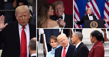50 صورة ترصد 12 ساعة من مراسم تنصيب "ترامب"