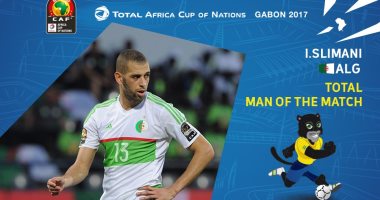 مباراة الجزائر والسنغال.. إسلام سليمانى أفضل لاعب فى اللقاء 
