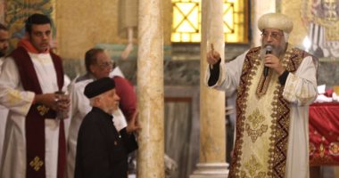 البابا تواضروس يرأس قداس الأربعين على أرواح شهداء البطرسية