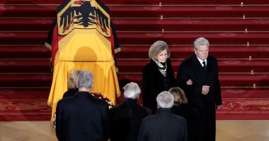 بالصور.. جنازة رسمية للرئيس الألمانى الأسبق فى كاتدرائية برلين