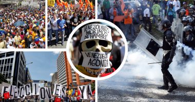 مظاهرات حاشدة للمعارضة بفنزويلا للمطالبة بإجراء انتخابات رئاسية مبكرة