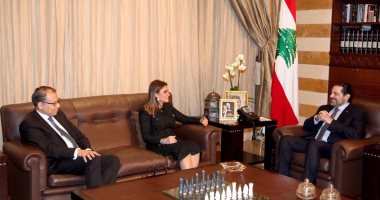 رئيس وزراء لبنان يبحث مع وزيرة التعاون الدولى المصرى العلاقات الثنائية