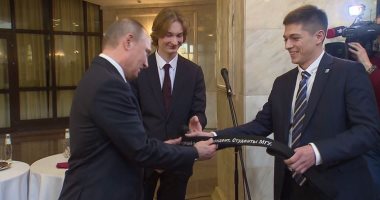 بالفيديو.. بوتين يحصل على "الحزام الأسود" فى الجودو