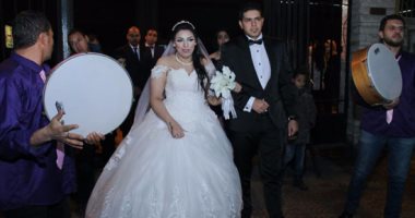 صحفيو اليوم السابع يحتفلون بزفاف الزميل كريم عادل على ميرفت شعبان