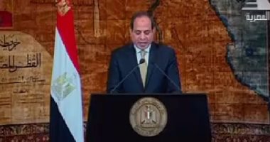 السيسي فى ذكرى الثورة: المصريون حافظوا على بلادهم من الخراب والتدمير
