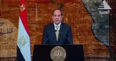 بالفيديو..السيسى: ثورة 25 يناير عبرت عن رغبة المصريين فى التغيير