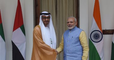 محمد بن زايد: منح رئيس الوزراء الهندى وسام زايد تقديرا لجهوده