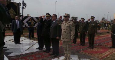 محافظ الفيوم ومدير الأمن يشهدان إحتفالات عيد الشرطة بمعسكر قوات الأمن