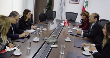 سحر نصر تبحث مع وزير اقتصاد لبنان ترتبيات أعمال اللجنة العليا بين البلدين
