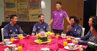 بالفيديو والصور.. ريال مدريد يحتفل بالعام الصينى الجديد