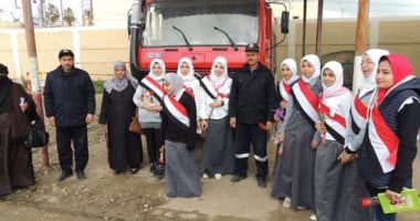 بالصور.. "الحماية المدنية" بكفر الشيخ تدرب الطالبات على مواجهة الحرائق
