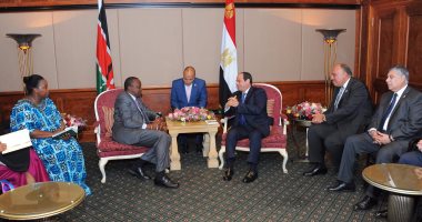 السيسي يؤكد لرئيس كينيا انفتاح مصر على إفريقيا فى كافة المجالات