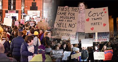 مظاهرات فى واشنطن ونيويورك بعد انسحاب ترامب من اتفاقية المناخ