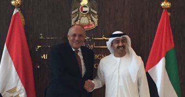 وزير الخارجية يتفق مع نظيره الإماراتى على تشكيل لجنة تشاور تجتمع كل 6 أشهر