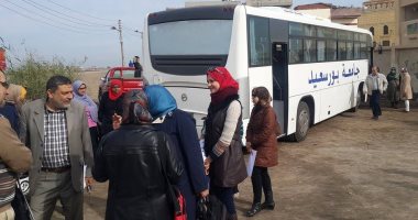 بالصور.. انطلاق القوافل المجانية التابعة لجامعة بورسعيد إلى القرى 