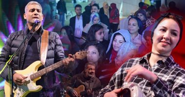 فريق "وسط البلد" يتألق فى حفل لايف ستايل بأشهر أغانيه