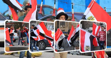 شوارع القاهرة والجيزة تتزين بأعلام مصر قبل النهائى الأفريقى