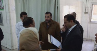 جولة الرقابة الإدارية ترصد: قسم الاستقبال بمستشفى منية النصر آيل للسقوط