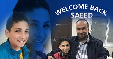 بالصور.. أهالى 6 أكتوبر يحتفلون بعودة "الطفل السورى المخطوف".. "الشمرى": ابنى رجع لى بعد ساعات عذاب وكل جيرانى ساعدونى والإدارة لم تتخل عنى.. والسكان يقيمون حفلا ضخما احتفالا برجوع "سعيد"