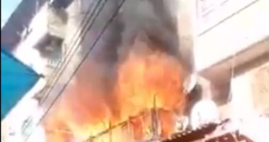 انفجار اسطوانة غاز فى محل فول وفلافل بالإسكندرية