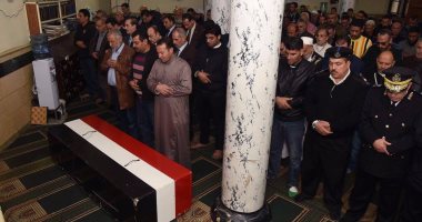 جنازة عسكرية للشهيد عبدالناصر جابر بمشاركة محافظ الإسكندرية