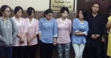 حبس 9 متهمين بشبكة دعارة صينية بالمعادى 4 أيام على ذمة التحقيق