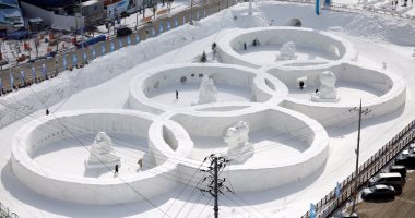 بالصور.. كوريا الجنوبية تنشأ مركز احتفالات دورة الألعاب الأولمبية 2018