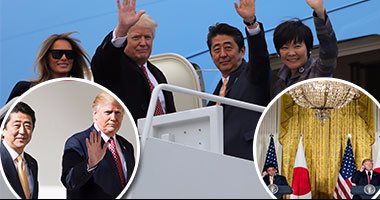 حكومة اليابان: آبى وترامب يتفقان على زيادة الضغط على كوريا الشمالية