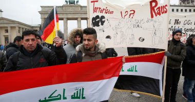 بالصور.. مظاهرات فى ألمانيا لرفض ترحيل اللاجئين العراقيين والأفغان لبلادهم