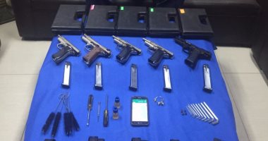 ضبط 26 قطعة سلاح ناري غير مرخصة و 9 قضايا مخدرات بالمنيا