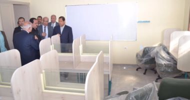 محافظ الغربية يتفقد مدرسة المتفوقين بطنطا قبل افتتاحها