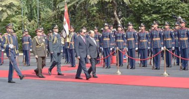 بالفيديو والصور..الرئيس السيسى يستقبل نظيره اللبنانى لدى وصوله قصر الاتحادية