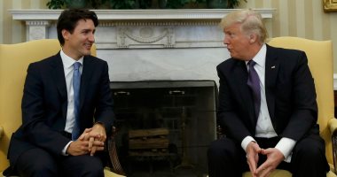 بالصور.. ترامب يلتقى رئيس وزراء كندا فى البيت الأبيض