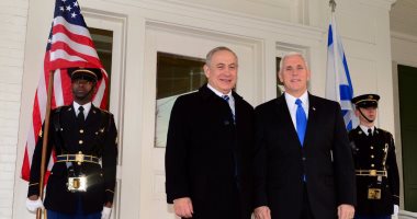 المتحدث باسم نتنياهو ينشر صور استقبال رئيس الوزراء الإسرائيلى فى واشنطن 