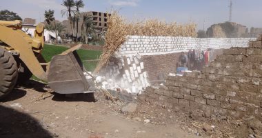 تنفيذ 20 حالة إزالة تعديات على الأراضى الزراعية فى مركز كفر سعد بدمياط