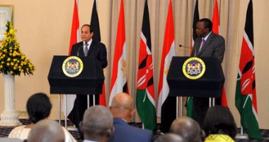 رئيس كينيا: اتفقت مع السيسي على التعاون فى محاربة الإرهاب
