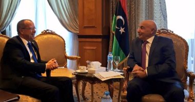 المبعوث الدولى لدى ليبيا يجتمع مع رئيس مجلس النواب الليبى فى الإسكندرية