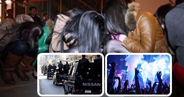 حبس 29 فتاة و10 قاصرات و6 شواذ تم ضبطهم داخل ملهى ليلى بشارع الهرم