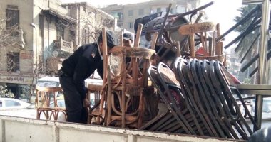 أمن الإسكندرية يشن حملة مكبرة بمحطة مصر لإزالة إشغالات الطريق