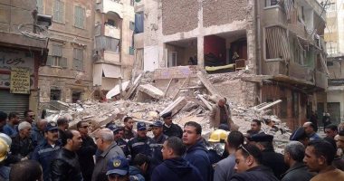 انهيار أجزاء من عقار فى الإسكندرية دون حدوث إصابات