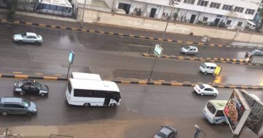 أمطار رعدية ورياح تضرب شمال سيناء.. وتوقف حركة الصيد والسير على الطرق