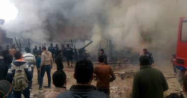 السيطرة علی حريق محدود بمخلفات خشبية فى منطقة الحرفيين ببورسعيد