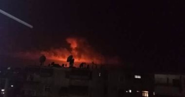 حريق فى بنك الرياض بالقطيف شرقى السعودية ووجود شبهة جنائية